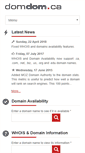Mobile Screenshot of domdom.ca