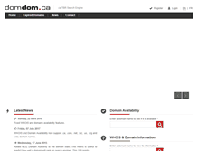 Tablet Screenshot of domdom.ca